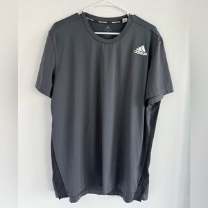 Adidas Men's Charcoal Gray Training Tee